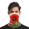 Neck Gaiter for Men Women Poppy Flower Balaclava Windproof Face Mask Breathable Bandana Sun Protection Face Cover Scarf Headband for Skiing Hiking Cycling view 4