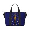 Indiana State Flag print Travel Duffle Bag,Weekender Bags,Gym Duffel Bag,Luggage Duffle Overnight for Women Men view 2