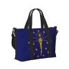 Indiana State Flag print Travel Duffle Bag,Weekender Bags,Gym Duffel Bag,Luggage Duffle Overnight for Women Men view 3
