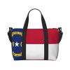 North Carolina state flag print Travel Duffle Bag,Weekender Bags,Gym Duffel Bag,Luggage Duffle Overnight for Women Men view 2