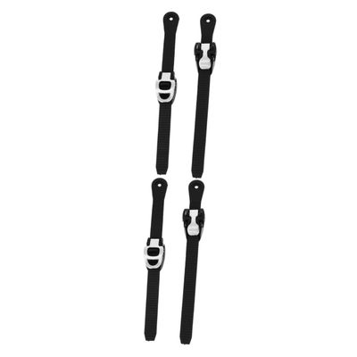 Toddmomy 4pcs Adjustable Roller Skate Buckles Fixed Straps for Skating Shoes High-Grade Material Easy to Install Fit for Various Roller Skates