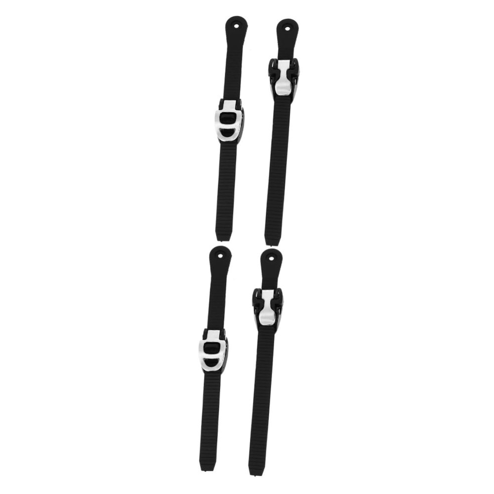 Toddmomy 4pcs Adjustable Roller Skate Buckles Fixed Straps for Skating Shoes High-Grade Material Easy to Install Fit for Various Roller Skates