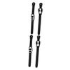 Toddmomy 4pcs Adjustable Roller Skate Buckles Fixed Straps for Skating Shoes High-Grade Material Easy to Install Fit for Various Roller Skates view 1
