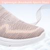YSUEFIJO Extra Wide Slip on Walking Shoes, Lightweight Non-Slip Breathable Running Shoes, Breathable Knit Athletic Hiking Shoes, Laceless Comfortable Tennis Sneakers, for Swollen Feet view 4
