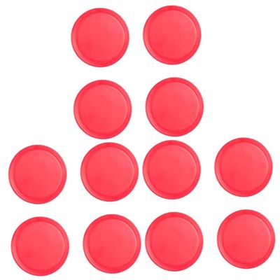 BCOATH 3sets 50mm Air Hockey Replacement Ergonomic Paddles for Game Tables Hockey Handles Paddles Set 8pcs*3