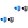 Happyyami 6pcs USB Rechargeable Running Lights for Night Cycling and Jogging Lightweight Clip Warning Lamps for Enhanced Visibility Weather Conditions Random Color