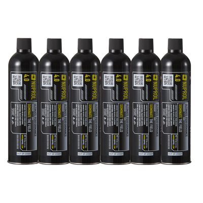 Lancer Tactical Nuprol 4.0 Ultimate Strong 16kg/224 PSI Black Airsoft Green Gas 1000ml-Six Pack