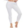ZUTY 3 Pack Thermal Long Johns Fleece Lined Leggings for Women Underwear Tights Warm Winter Base Layer Pants Black-Black-White M view 3