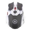 ANGGREK Office Mouse, Electroplated Black Connection Silent Design RGB Backlit Computer for Family (USB Charge) view 3