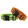 Little World 1 Pcs Reflective Belt, Reflective Running Gear Elastic Reflective Sash for Running Cycling Walking Marathon Military, Green view 1