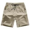 ANHDM Boys Athletic Shorts Quick Dry Sport Shorts Lightweight Running Shorts with Zipper Pockets (Pack of 2), B/Khaki&Grey Blue, 11-12T view 3
