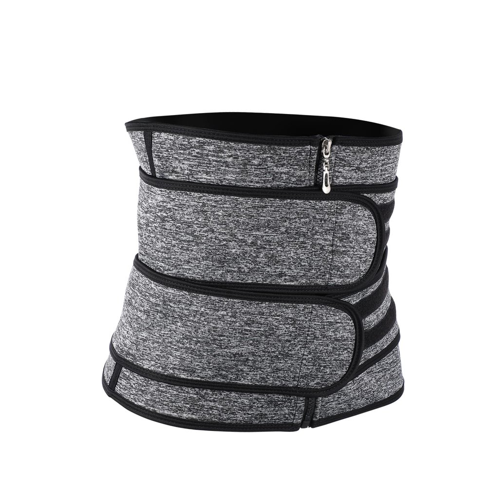 MOBUTOFU Waist Support Band Postpartum Maternity Ab Belt Fitness Sports Waist Belt Breathable Bellyband Grey