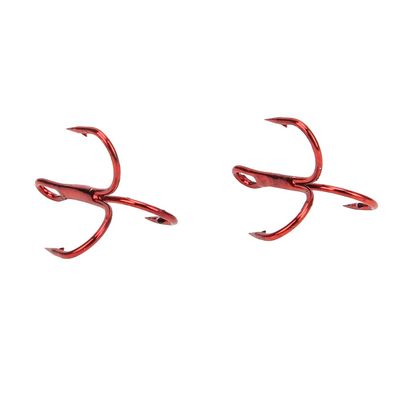 Fishhook, High Carbon Steel Fishing Hook, for Wild Fishing Sea Fishing (8# red (100 pcs/Pack))