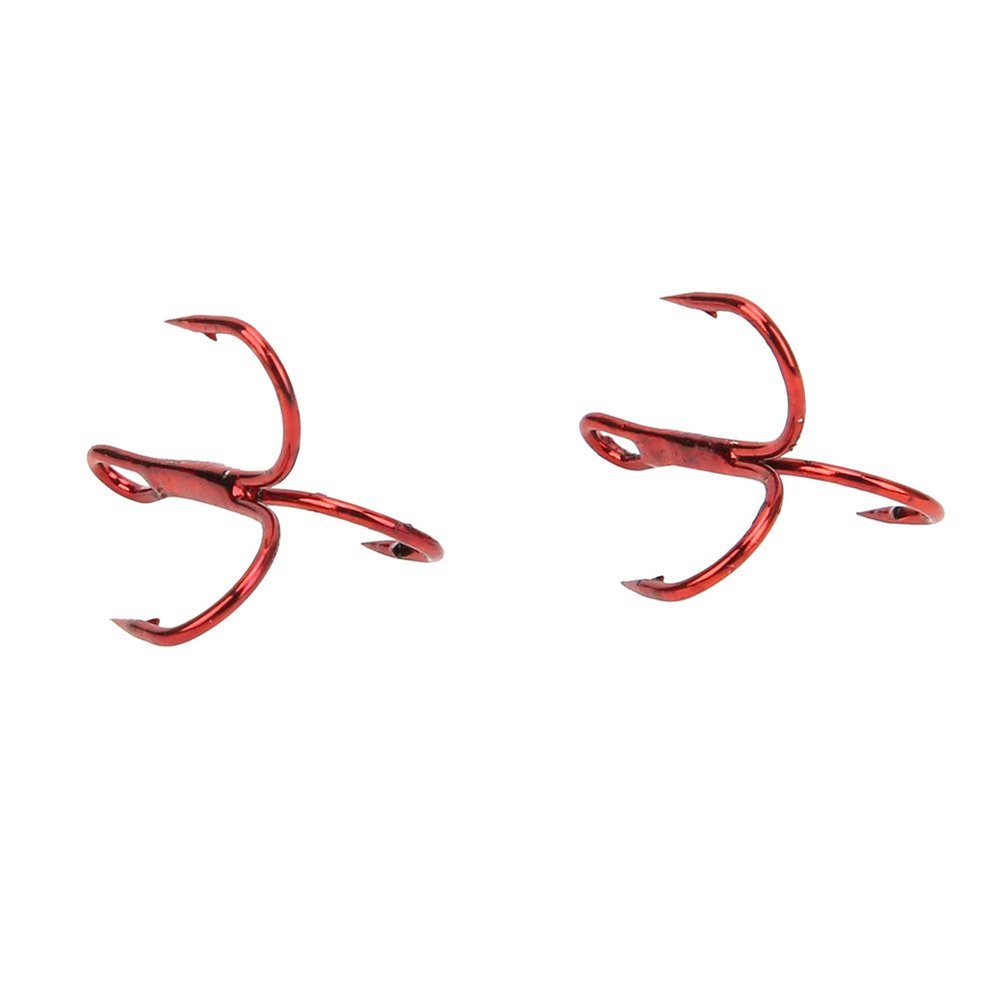 Fishhook, High Carbon Steel Fishing Hook, for Wild Fishing Sea Fishing (8# red (100 pcs/Pack))