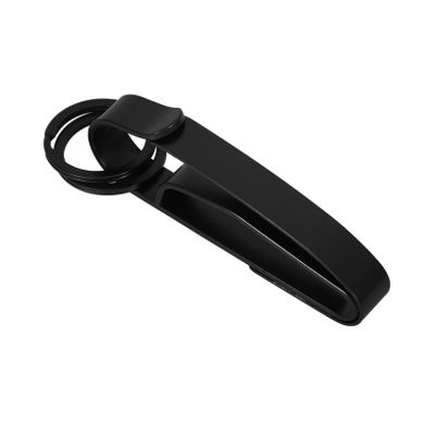 Anneome Belt Key Clip Quick Release Key Holder Keychains Belt Keychain Holder Stainless Steel Fashion Accessory