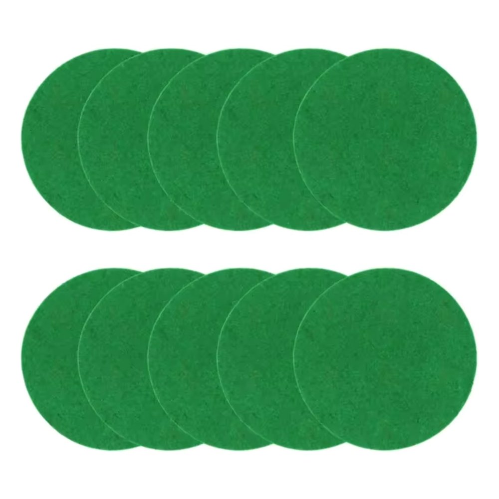 10Pcs Air Hockey Felt Sticker Self Adhesive Air Hockey Felt Pad Replacement Air Hockey Pusher Pad Easy to Use
