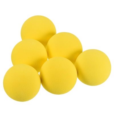 YOKIVE 20 Pcs Golf Foam Ball, Sports EVA Sponge Balls Exercise Flight Swing Practicing for Indoor Golf Training(Yellow, 42-mm)