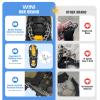 Tomaje 24 Spikes Crampons for Shoes, Anti Slip Ice Cleats for Shoes and Boots, Traction Ice Snow Grip with Stainless Steel Spikes and Silicone Men Women for Hiking, Walking, Climbing, Jogging,Fishing view 4