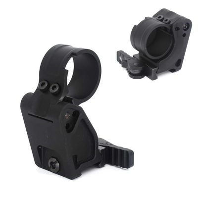 2.26" FTC Magnifier Ring MountTactical FAST Side Flip Folding 30mm Tube QD Quick Release Detach Riser Mount Base Adapter BracketFor 6X-Mag-13XMag-13X-C MagnifierFor 20mm Picatinny Rail Mounting
