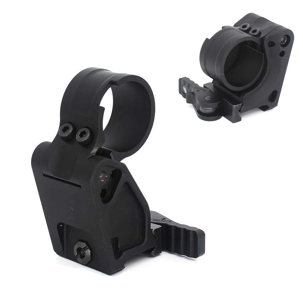 2.26" FTC Magnifier Ring MountTactical FAST Side Flip Folding 30mm Tube QD Quick Release Detach Riser Mount Base Adapter BracketFor 6X-Mag-13XMag-13X-C MagnifierFor 20mm Picatinny Rail Mounting