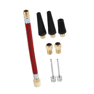 Happyyami Multi-Functional Bicycle Valve Adapter Set Reliable Inflation Accessories for Various Air Pump Nozzles Durable and Leakproof Design for Easy Use Compatible Kit for Bikes and
