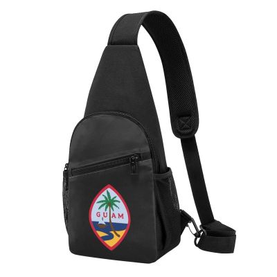 Guam Flag Adjustable Fanny Pack Waist Bag For Travel Sports