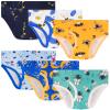 JAHSIYI Boys Underwear Size 8 7 Kids Soft 100% Cotton Briefs Age 7-8 Years Old Children's Space Cartoon Print Underpants Medium Undies 7T 8T M Clothes view 1