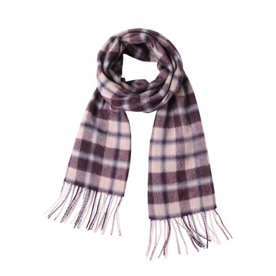 WAMSOFT Wool Winter Plaid Scarf for Men Tartan Women Fashion Thick Scarf Soft Warm Checkered Striped Classic Scarves