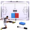 MOUNTTU Soccer Coaching Board 17.7x12 Magnetic Football Whiteboard Hanging Dry Erase Soccer Board Coaching Strategy Tactics Board for Teaching, Training and Game Plan view 1