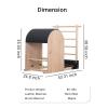 Li Fitness Pilates Ladder Barrel, Pilates Bucket Wooden Spine Corrector Pilates Machine for Balance Training, Core Strengthening and Stretching view 4