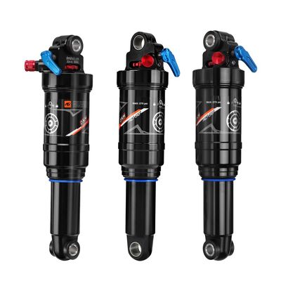 DNM AO-38RC Mtb Rear Shock Bike Air Rear Shock Rebound/Lock Out - Manual Remote - Adjustable Air Pressure (165 x 35 mm (6.50" x 1.38"))