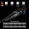 DNM AO-38RC Mtb Rear Shock Bike Air Rear Shock Rebound/Lock Out - Manual Remote - Adjustable Air Pressure (165 x 35 mm (6.50" x 1.38")) view 2