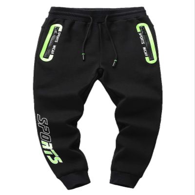 Echinodon Boys Sweatpants Fleece Jogging Bottoms Kids Athletic Workout PE Joggers Boys Track Pants Black 160