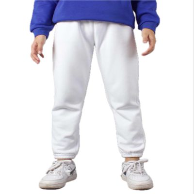 Echinodon Boys Sweatpants Fleece Jogging Bottoms Kids Athletic Workout PE Joggers Boys Track Pants White 150