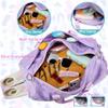 Dance Bag for Girls Duffle Bag Girls Overnight Bags Sleepover Gym Gymnastics Bags with Shoe Compartment and Wet Pocket,Leopard Shape view 4