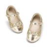 THEE BRON Mary Jane Ballet Flats - Girls' Dress Shoes with Hook & Loop Closure(AF486 Gold/7M) view 1
