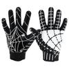 AIGEVTURE Youth Football Gloves Kid Receiver Gloves Boys Girls Unmatched Grip Great Gift (Black and White, Youth M) view 1