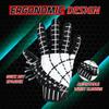 AIGEVTURE Youth Football Gloves Kid Receiver Gloves Boys Girls Unmatched Grip Great Gift (Black and White, Youth M) view 2