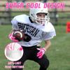 AIGEVTURE Youth Football Gloves Kid Receiver Gloves Boys Girls Unmatched Grip Great Gift (Pink and White, Youth L&Adult XS) view 3