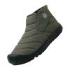 Winter Snow Boots Slip-on Water Resistant Booties Anti-Slip Lightweight Warm Ankle Boots with Full Fur for Men Women (AG, 8.5) view 1