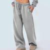 XUNRYAN Womens Wide Leg Sweatpants High Waisted Baggy Flare Parachute Pants Athletic Joggers Pockets Activewear Y2K Clothes view 2