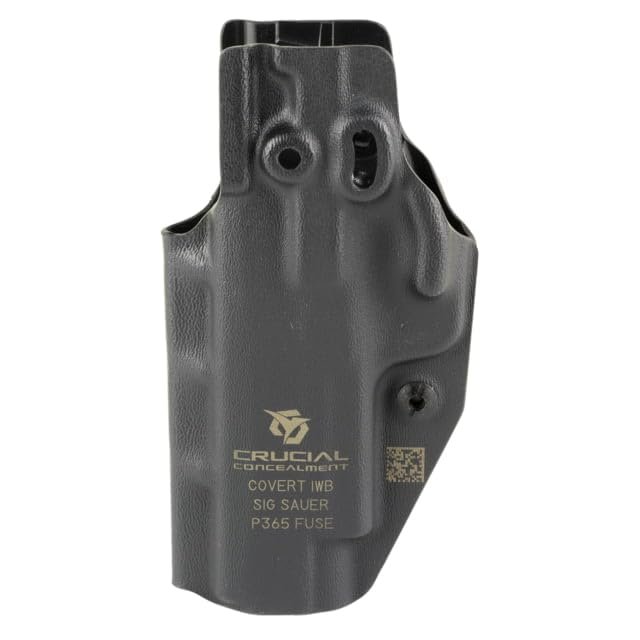 Crucial Concealment Covert Kydex IWB Holster, Fits Sig P365 Fuse, Matte Finish, Ambidextrous, 1413