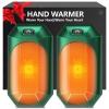 WARMHAND AI Hand Warmers Rechargeable 2 Pack,Portable Electric Hand Warmer Reusable,AI Smart Chip Hand Warmer for Outdoor Golf Hunting Camping Accessories,Warm Winter Gifts for Men Women Kids(Green) view 1