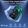 WARMHAND AI Hand Warmers Rechargeable 2 Pack,Portable Electric Hand Warmer Reusable,AI Smart Chip Hand Warmer for Outdoor Golf Hunting Camping Accessories,Warm Winter Gifts for Men Women Kids(Green) view 2