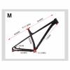 BSFHQS 29ER Aluminum Alloy Mountain Bike Frame M/L Thru Axle 12x148mm Boost Frame Disc Brake XC Hardtail Frame,Max 2.35" Tire(Blue,29" M) view 3