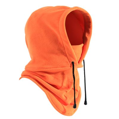 Balaclava Face Mask for Cold Weather - Windproof Ski Mask - Thermal Heavyweight Head Hood for Men and Women (US, Alpha, One Size, Orange)
