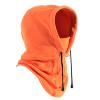 Balaclava Face Mask for Cold Weather - Windproof Ski Mask - Thermal Heavyweight Head Hood for Men and Women (US, Alpha, One Size, Orange) view 1