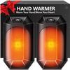 WARMHAND AI Hand Warmers Rechargeable 2 Pack,Portable Electric Hand Warmer Reusable,AI Smart Chip Hand Warmer for Outdoor Golf Hunting Camping Accessories (Black) view 1
