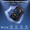 WARMHAND AI Hand Warmers Rechargeable 2 Pack,Portable Electric Hand Warmer Reusable,AI Smart Chip Hand Warmer for Outdoor Golf Hunting Camping Accessories (Black) view 2