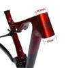 BSFHQS 29er Full Suspension Mountain Bike Frame 15/17in Carbon Frame XC Soft Tail Disc Brake Frame 150mm Travel 12 * 148mm Thru-Axle Boost BB92mm(29 * 17in) view 4
